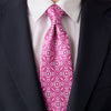 The Prince Majolica Pink Duchesse Silk Tie