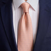 Pastel Orange Sicilian Ceremony Duchesse Silk Tie