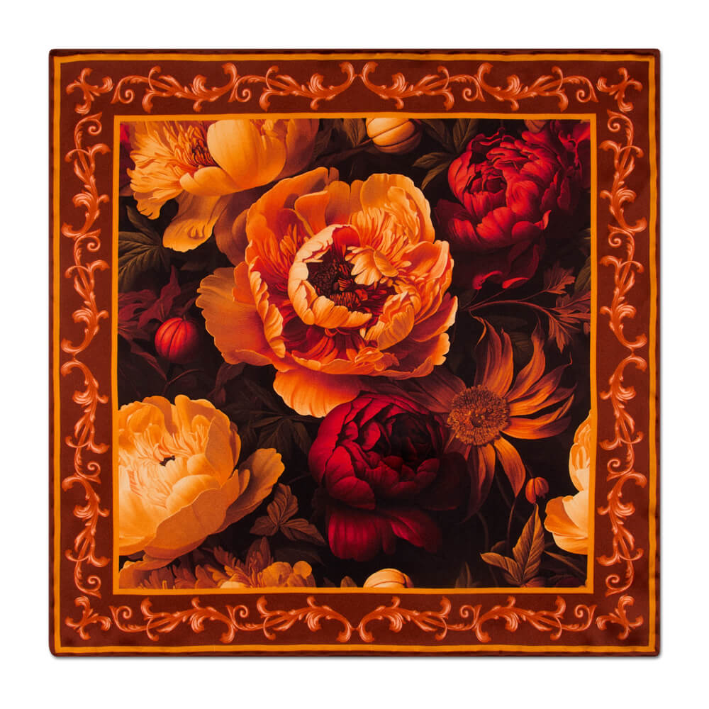Roses of Sicily Multicolour Duchesse Silk Tie – Silvio Fiorello