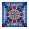 PRE-ORDER - Garden of the Owls and Hares Blue Silk Pocket Square