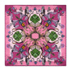 PRE-ORDER - Garden of the Owls and Hares Pink Silk Pocket Square