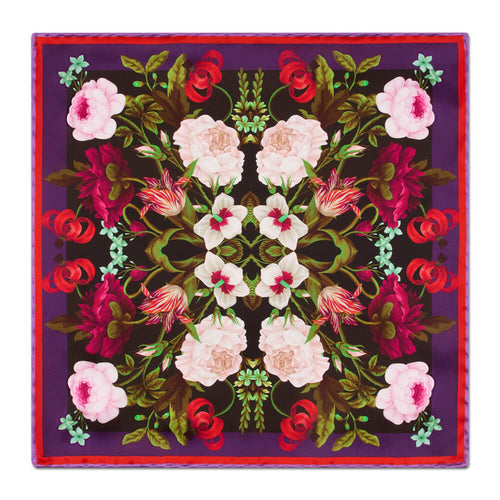 PRE-ORDER - Eden Purple Silk Pocket Square