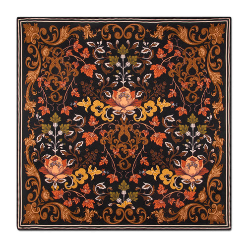PRE-ORDER - Eternal Garden Brown Silk Pocket Square