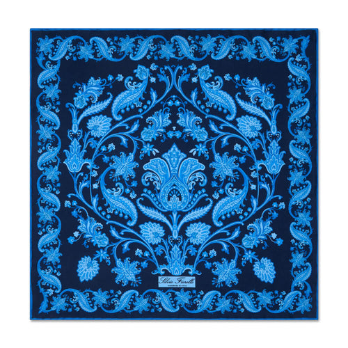 PRE-ORDINAZIONE - Pochette Giardino Villa Bellini Blu Seta Twill