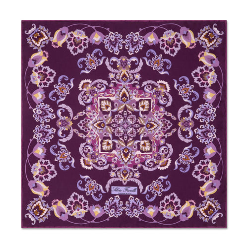 PRE-ORDINAZIONE - Pochette Giardino Zisa Viola Seta Twill