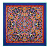 Mandala of Devotion Multicolour Silk Pocket Square