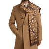 Sciarpa Giardino di Agrigento Marrone Seta Twill