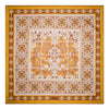 Foulard Arte in Ceramica Giallo Seta Twill