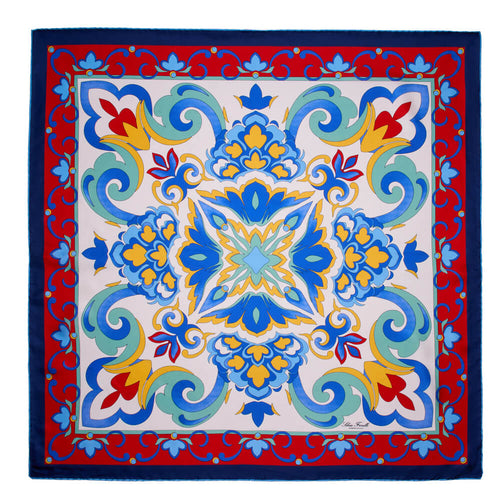 Foulard Sole di Sicilia Seta Twill
