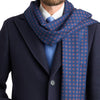 PRE-ORDINAZIONE - Sciarpa Medaglioni Classici Blu Lana