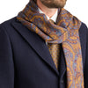 PRE-ORDINAZIONE - Sciarpa Paisley Classico Ocra Lana