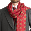 PRE-ORDINAZIONE - Sciarpa Medaglione Belmonte Rosso Lana