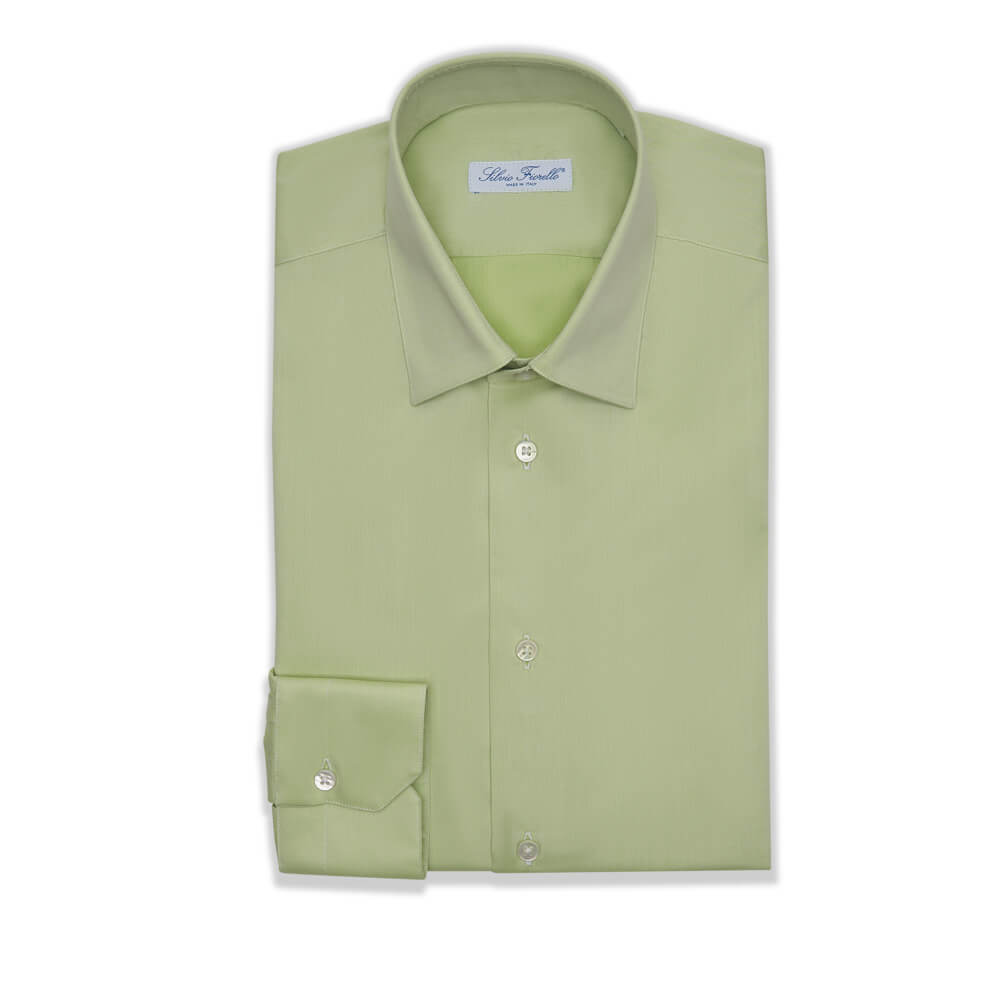 The Prince Green Sartorial Cotton Shirt - 16 The Prince Green Sartorial Cotton Shirt - 16