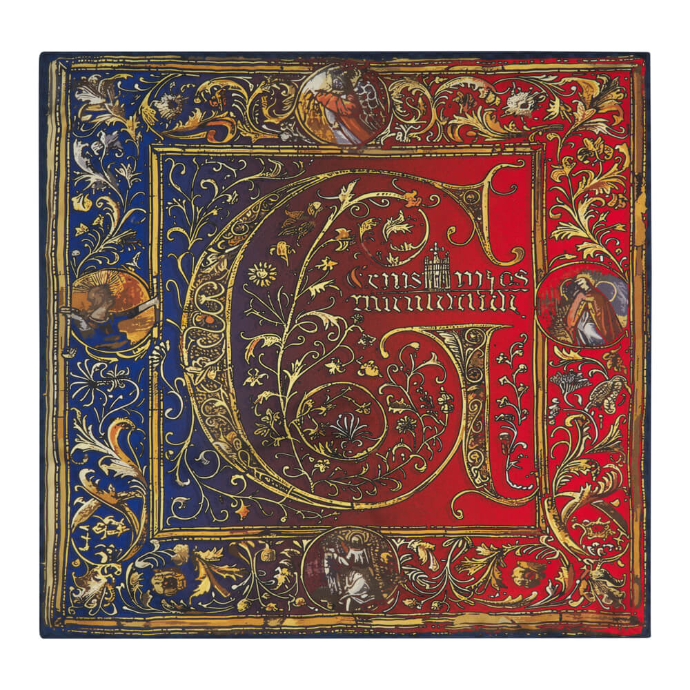 Medieval Monogram Letter G Red and Blue Silk Pocket Square – Silvio ...