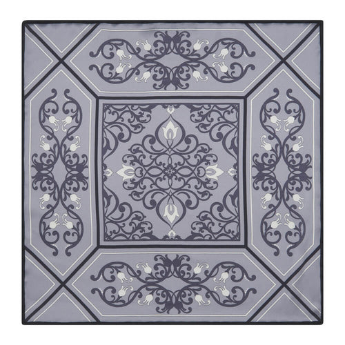 Pochette Arte Barocca Grigio Seta