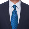 The Medici Blue and Green Duchesse Silk Tie