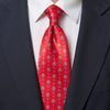 Sicilian Harvest Red Duchesse Silk Tie