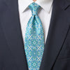 King of Ceramics Green Duchesse Silk Tie