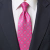 The Sicilian Prince Fucsia Duchesse Silk Tie