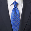 The Sicilian Prince Royal Blue Duchesse Silk Tie