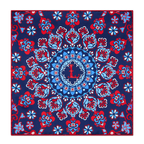 Royal Monogram L Silk Pocket Square