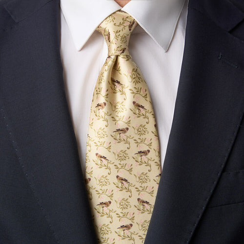 The Goldfinch Duchesse Silk Tie