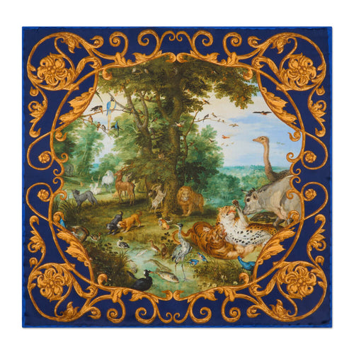 The Garden of Eden Silk Pocket Square