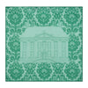 Mauritshuis Museum Green Silk Pocket Square