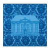 Mauritshuis Museum Blue Silk Pocket Square