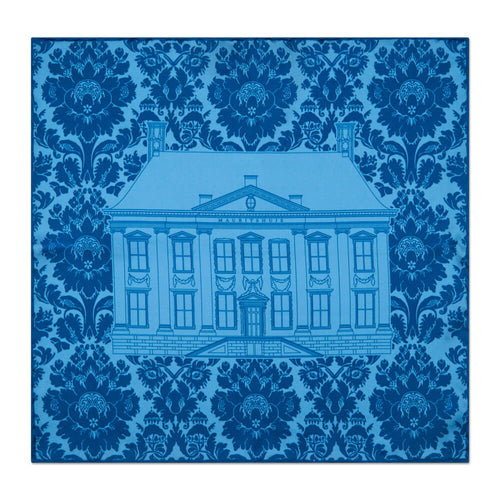 Pochette Mauritshuis Museum Blu Seta 