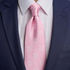 Sicilian Baroque Pink Duchesse Silk Tie