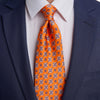 Gagliardi Orange Duchesse Silk Tie