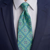 Modica Green Duchesse Silk Tie