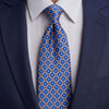 Quattro Canti Blue Duchesse Silk Tie