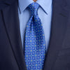 Duomo of Saint Agatha Blu Duchesse Silk Tie
