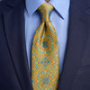 PRE-ORDER - The Leopard Yellow Duchesse Silk Tie