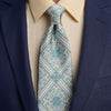 PRE-ORDER - The Leopard White Duchesse Silk Tie