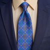 Palazzo Butera Blue Duchesse Silk Tie
