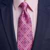 Modica Pink Duchesse Silk Tie