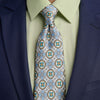 Eternal Sicily White Duchesse Silk Tie
