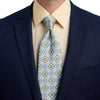 Extra Long Eternal Sicily White Duchesse Silk Tie