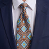 Victoriae Brown Duchesse Silk Tie