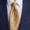 Augustus Yellow Duchesse Silk Tie