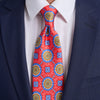 Domus Red Duchesse Silk Tie