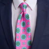 Domus Pink Duchesse Silk Tie