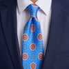 Domus Royal Blue Duchesse Silk Tie