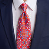 Caput Mundi Red Duchesse Silk Tie
