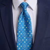 Constantinus Blue Duchesse Silk Tie