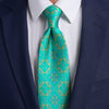 Marcus Aurelius Green Duchesse Silk Tie