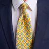 Marcus Aurelius Yellow Duchesse Silk Tie